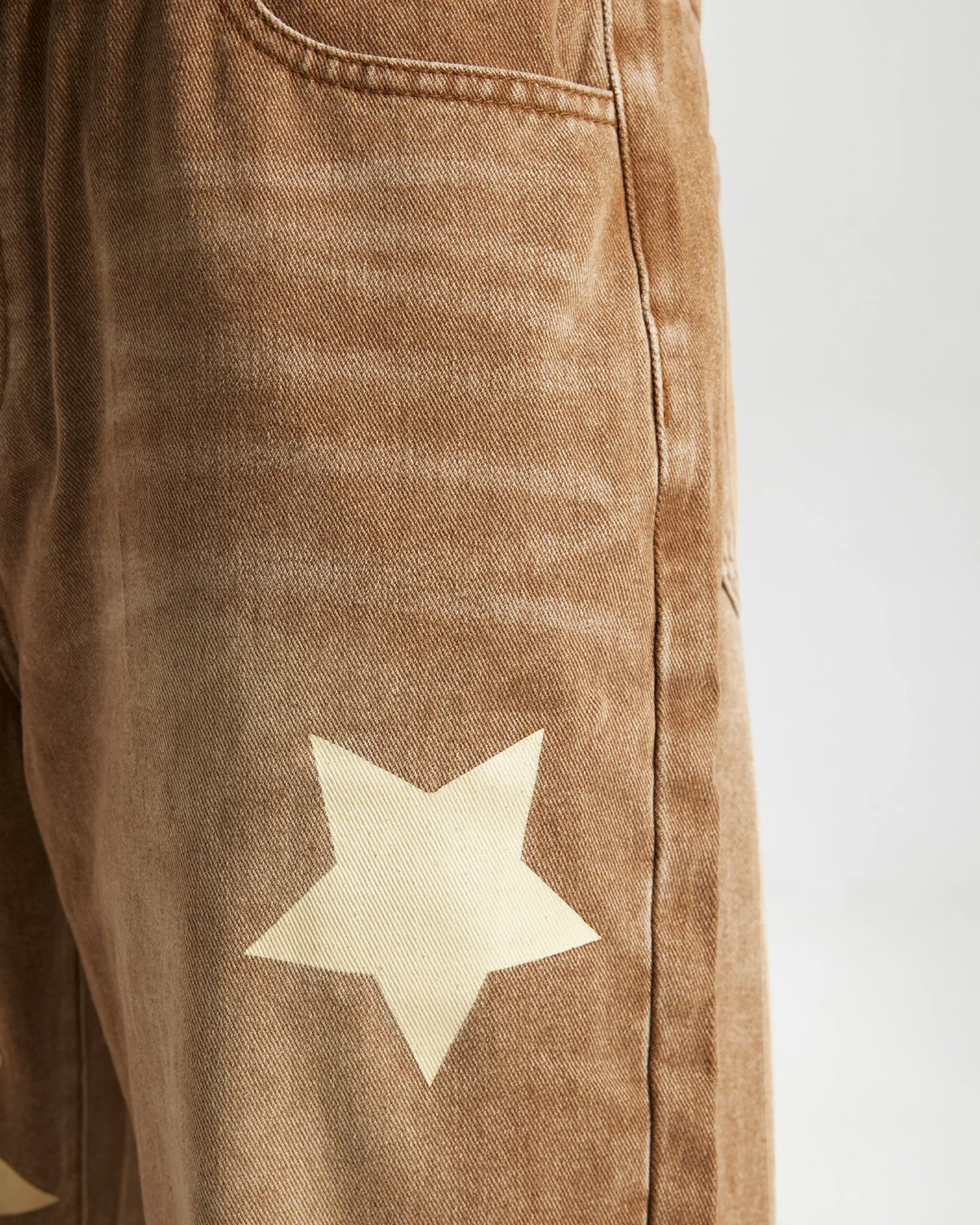 Star Acid Washed Jeans | Inflation Streetwear - Image 5