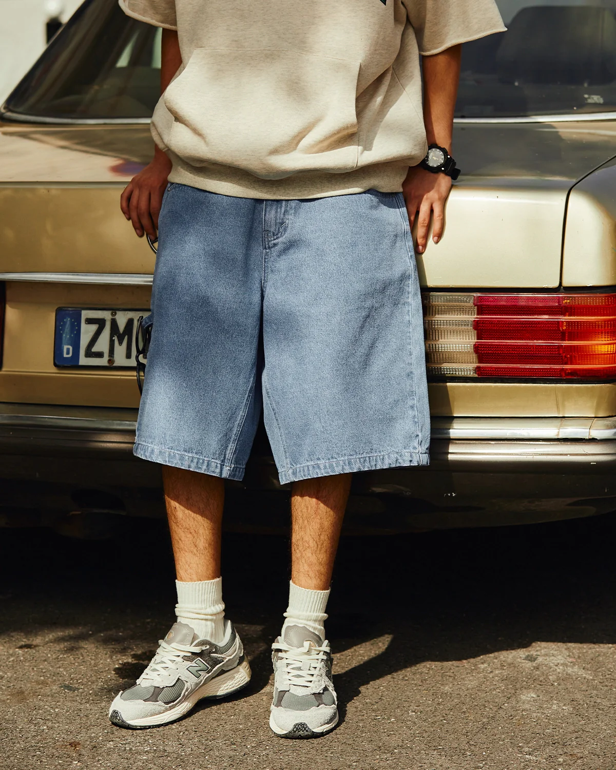 INFLATION Vintage Straight Washed Jorts - Image 5