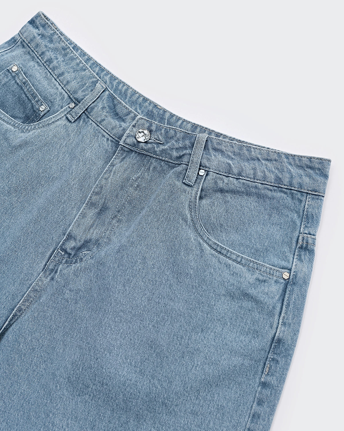 INFLATION Vintage Straight Washed Jorts - Image 9