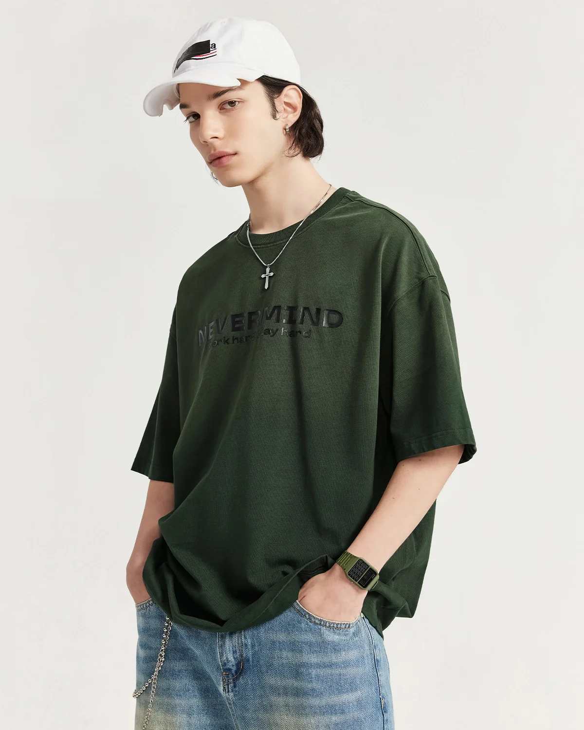 Vintage Washed Oversize T shirt | Inflation Streetwear - Image 5