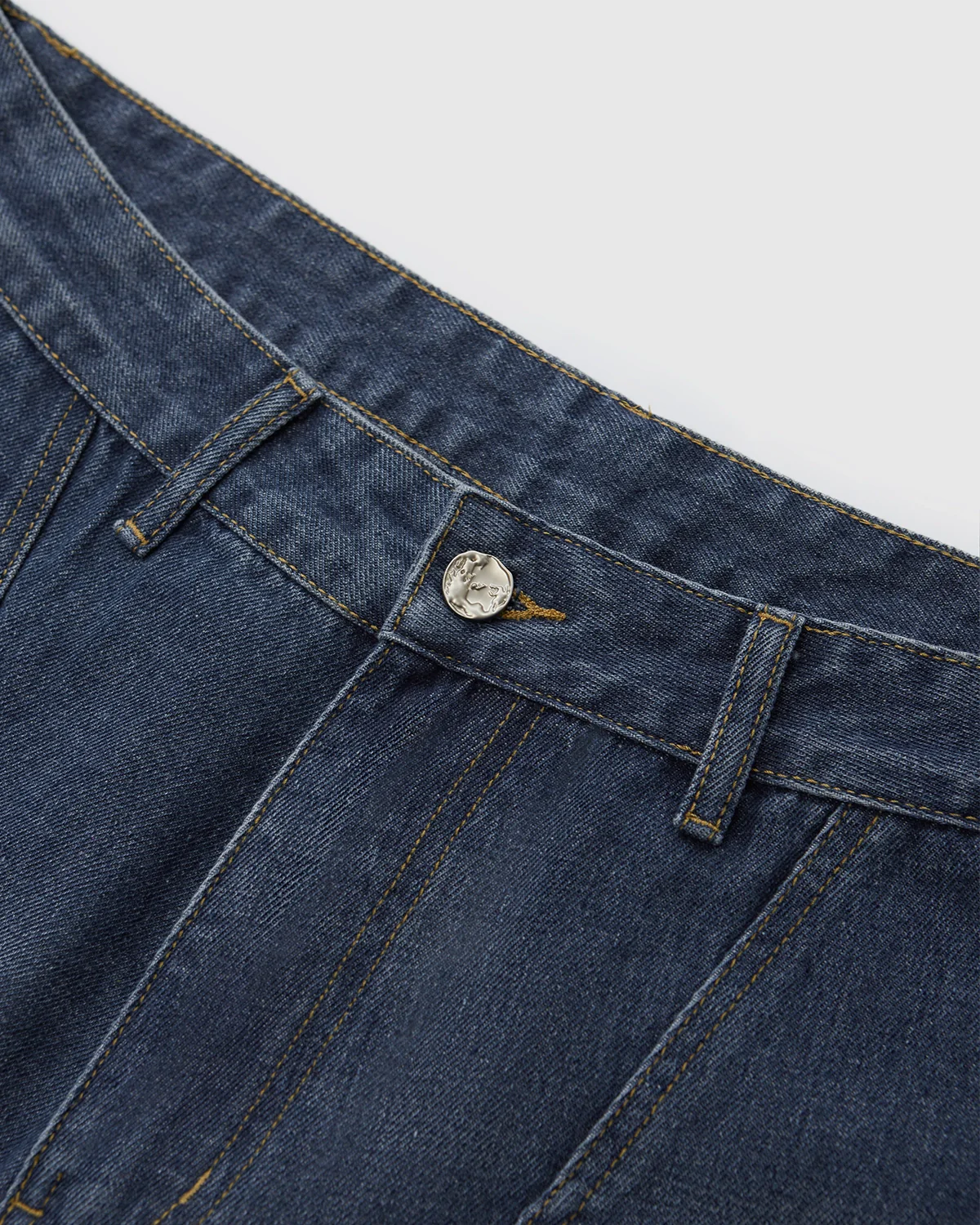 INFLATION Washed Baggy Jeans - Image 9