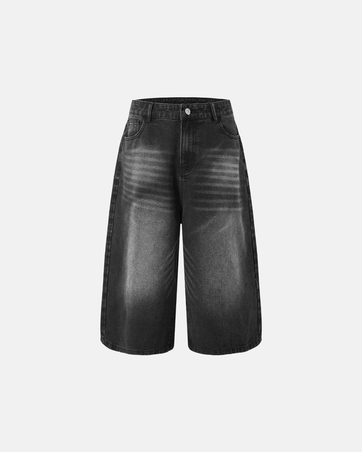 Washed Baggy Longline Jorts | Inflation Streetwear - Image 4