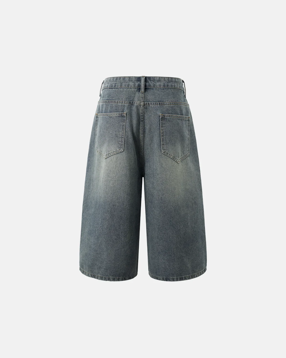 Washed Baggy Longline Jorts | Inflation Streetwear - Image 5