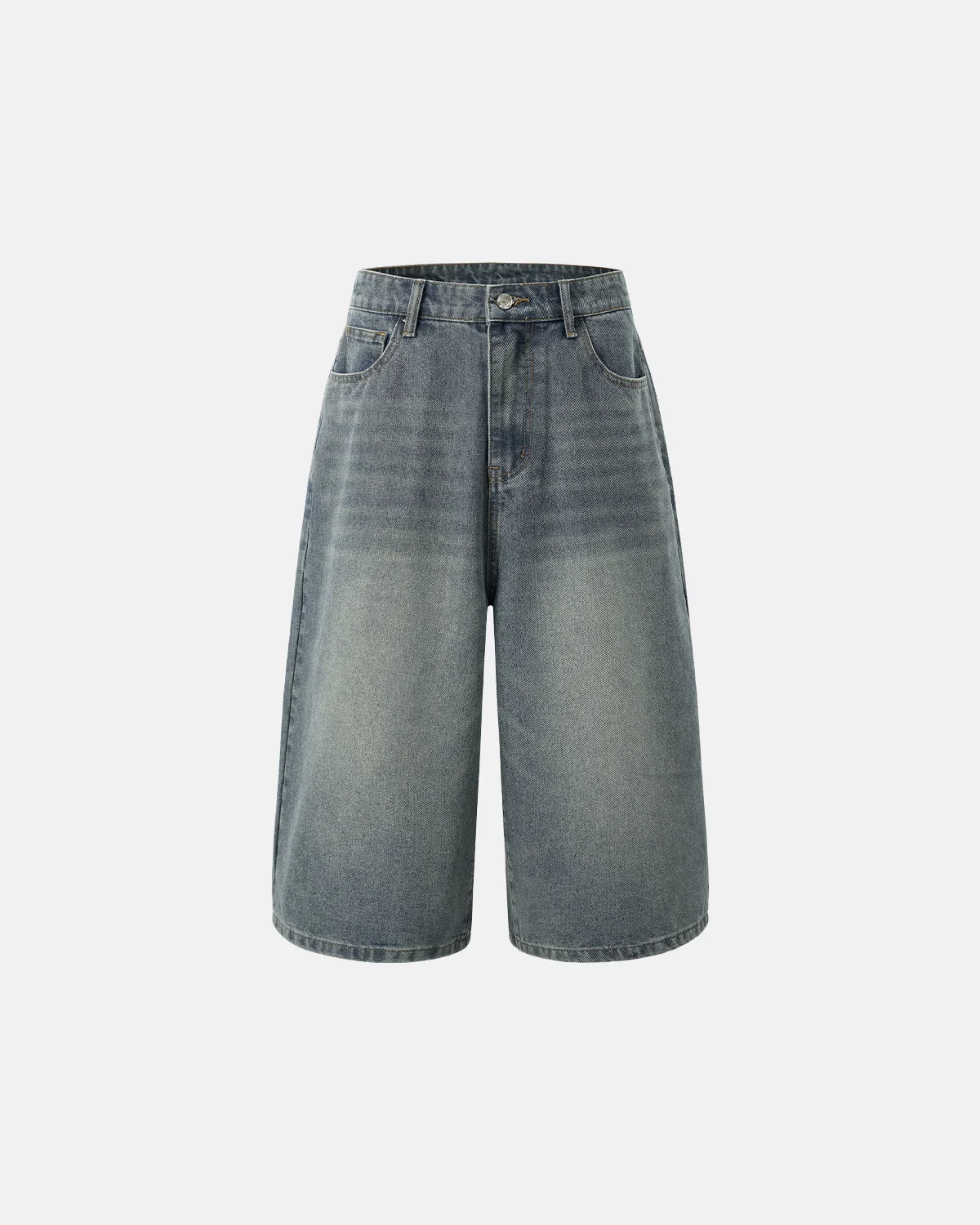 Washed Baggy Longline Jorts | Inflation Streetwear - Image 6