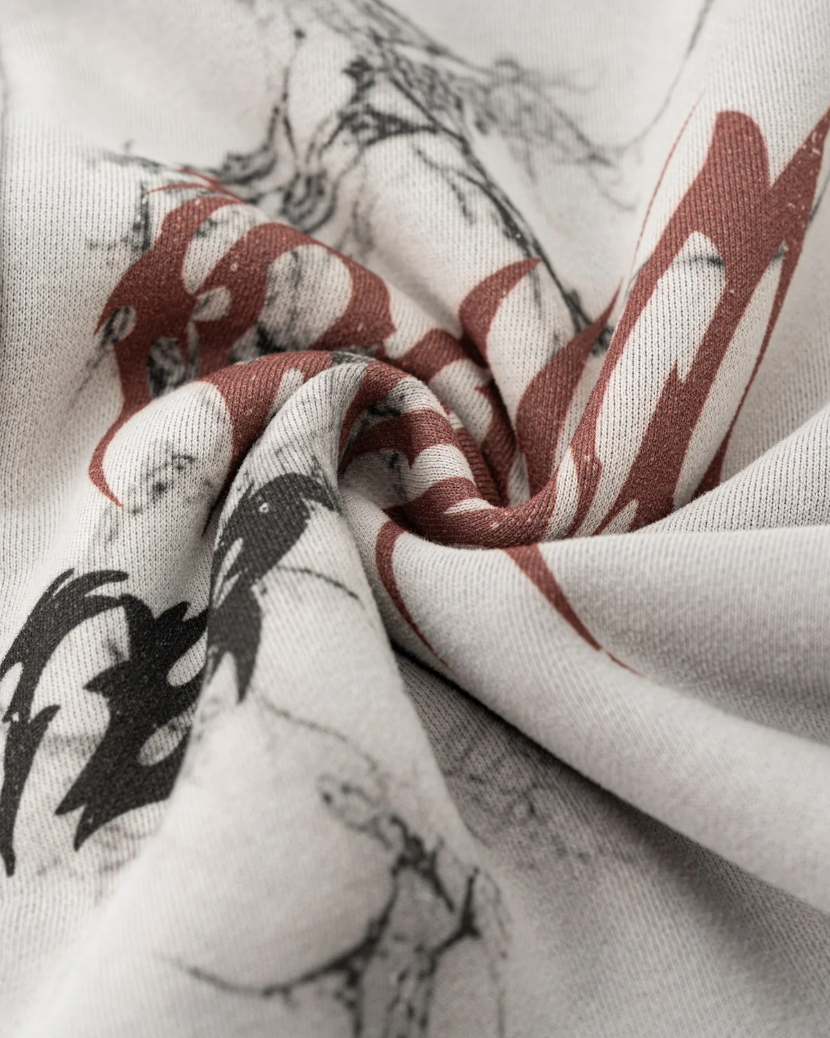 INFLATION Washed Graphic Zip Up Hoodies - Image 8