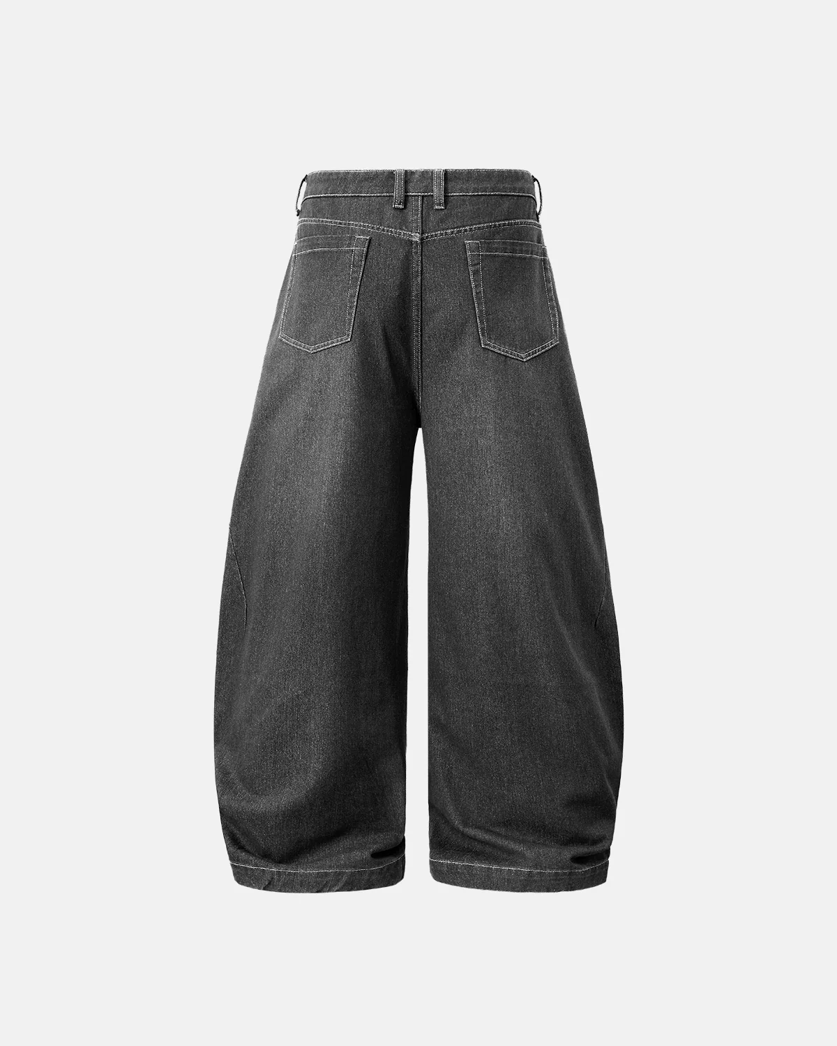 INFLATION Washed Barrel Baggy Jeans - Image 5