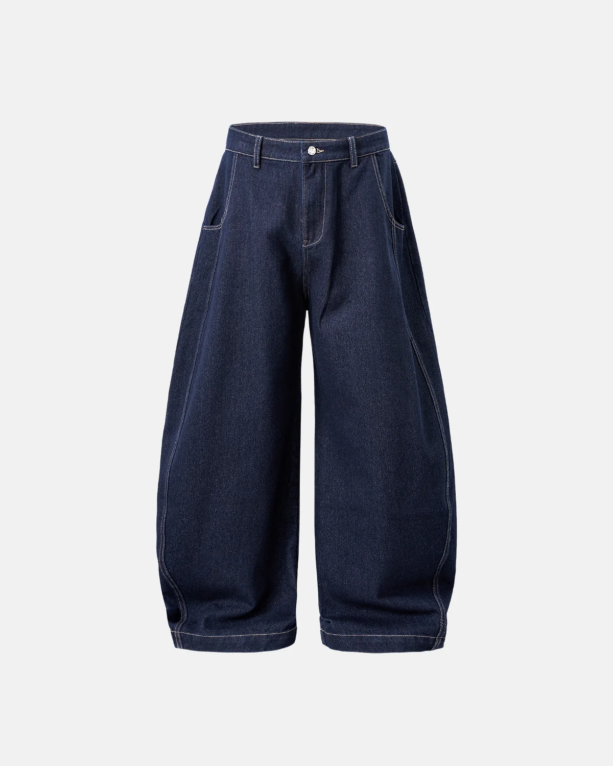 INFLATION Washed Barrel Baggy Jeans - Image 7
