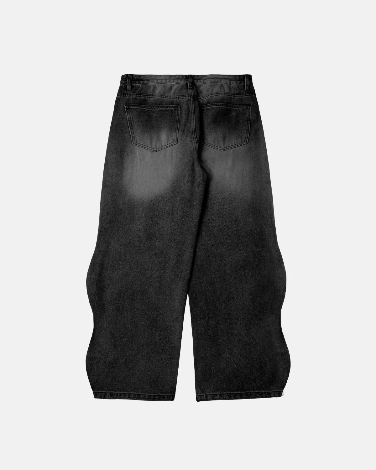 INFLATION Wave Washed Baggy Jeans - Image 9