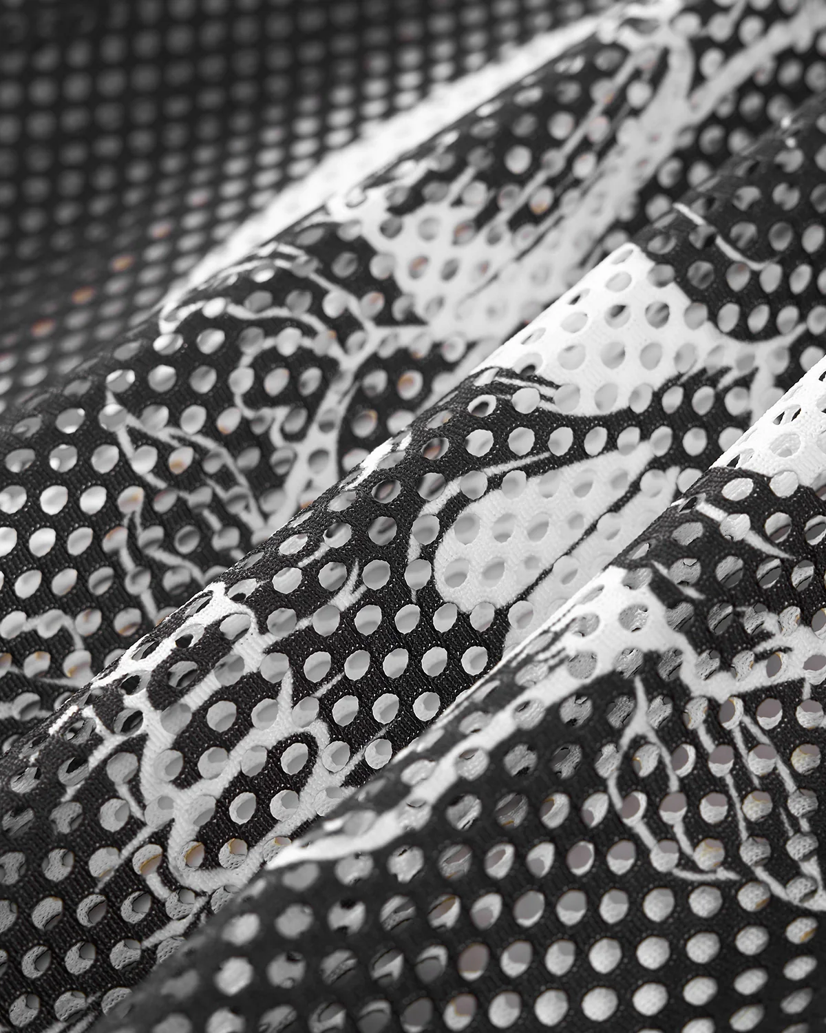 Mesh Skeleton Print Long Sleeve Tee | Inflation Streetwear - Image 5