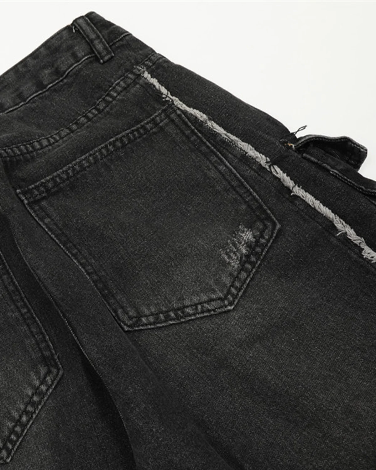 Multi Pockets Cargo Wide Leg Jeans | Inflation Streetwear - Image 5