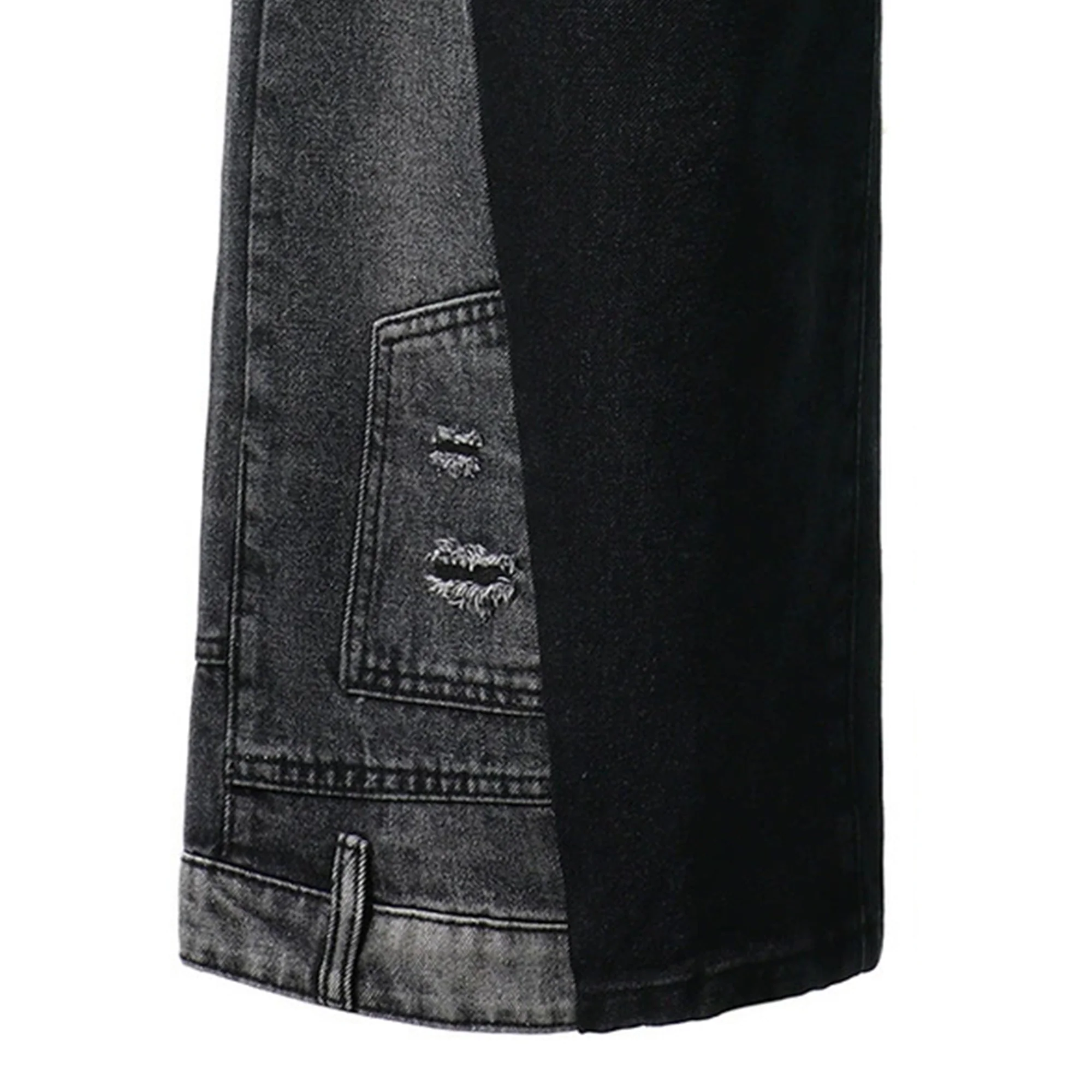 Patchwork Baggy Jeans | Inflation Streetwear - Image 4