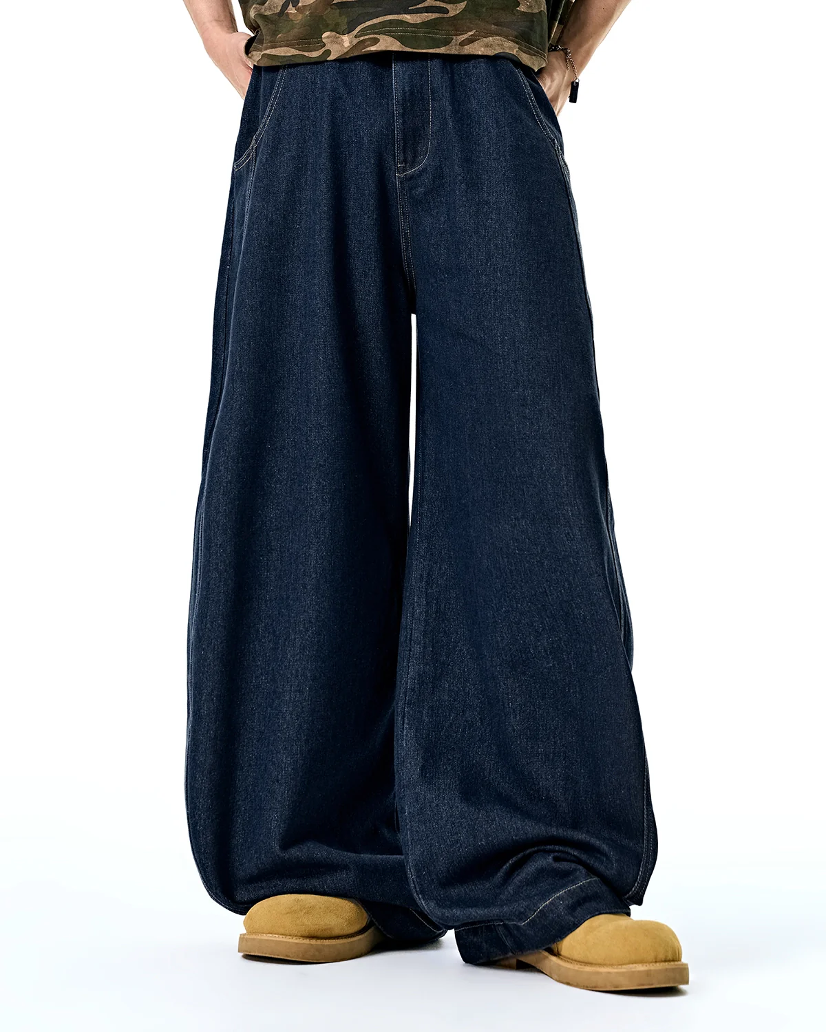 Raw Washed Barrel Jeans | Inflation Streetwear - Image 3