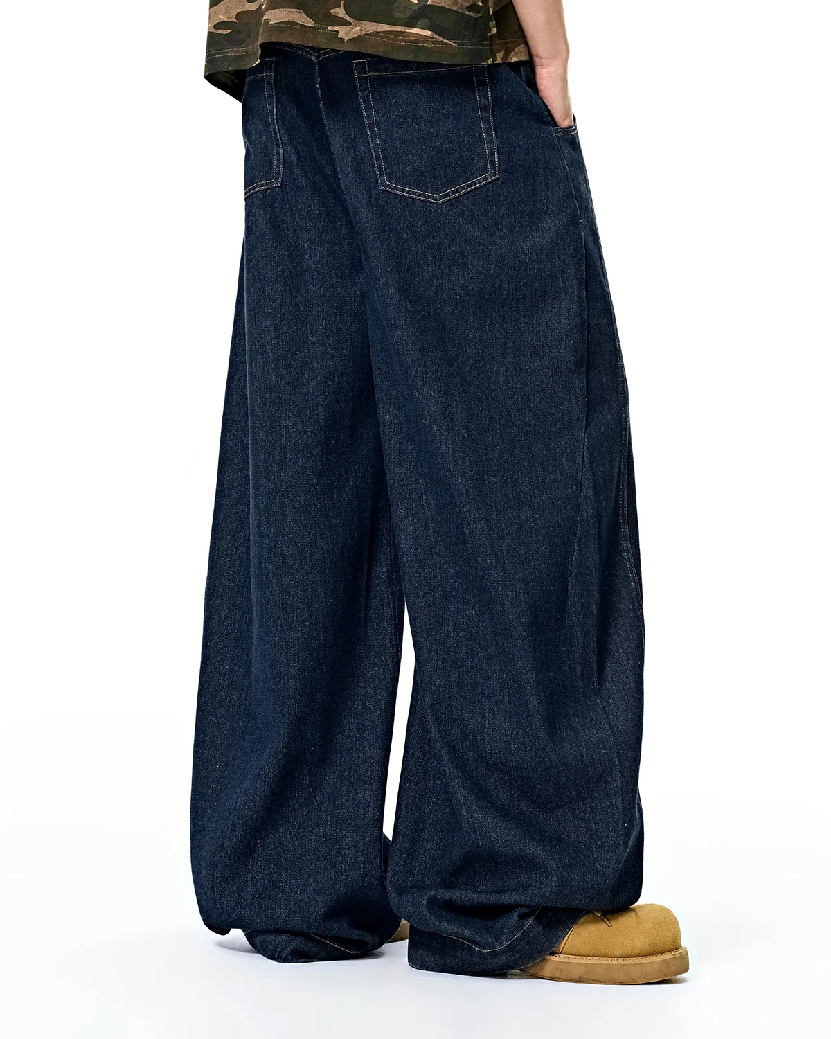 Raw Washed Barrel Jeans | Inflation Streetwear - Image 4