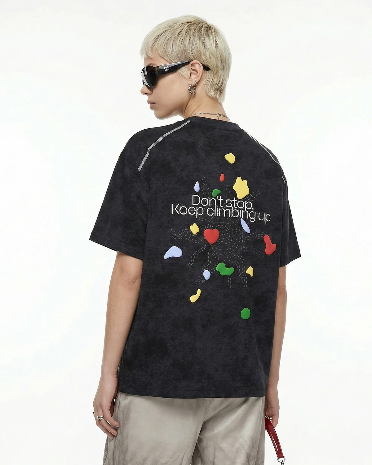 Snow Washed Puff Print T-Shirt | Inflation Streetwear - Image 8