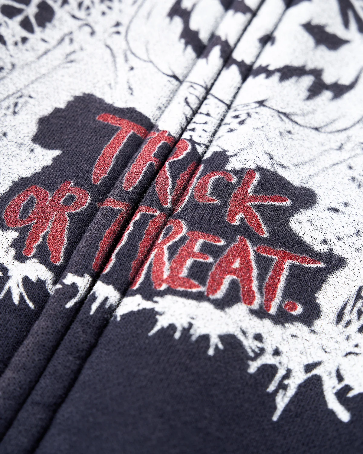 Spider Web Monkey Wash Zip Up Hoodies | Inflation Streetwear - Image 4