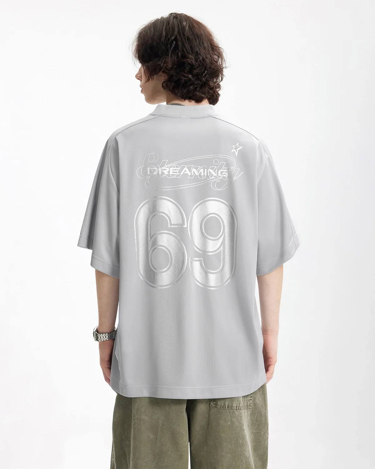 Sportswear Foil Print Jersey | Inflation Streetwear - Image 8