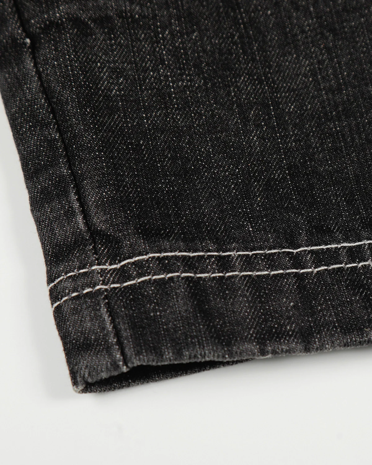 Stand Collar Raw Clasp Denim Jacket | Inflation Streetwear - Image 6