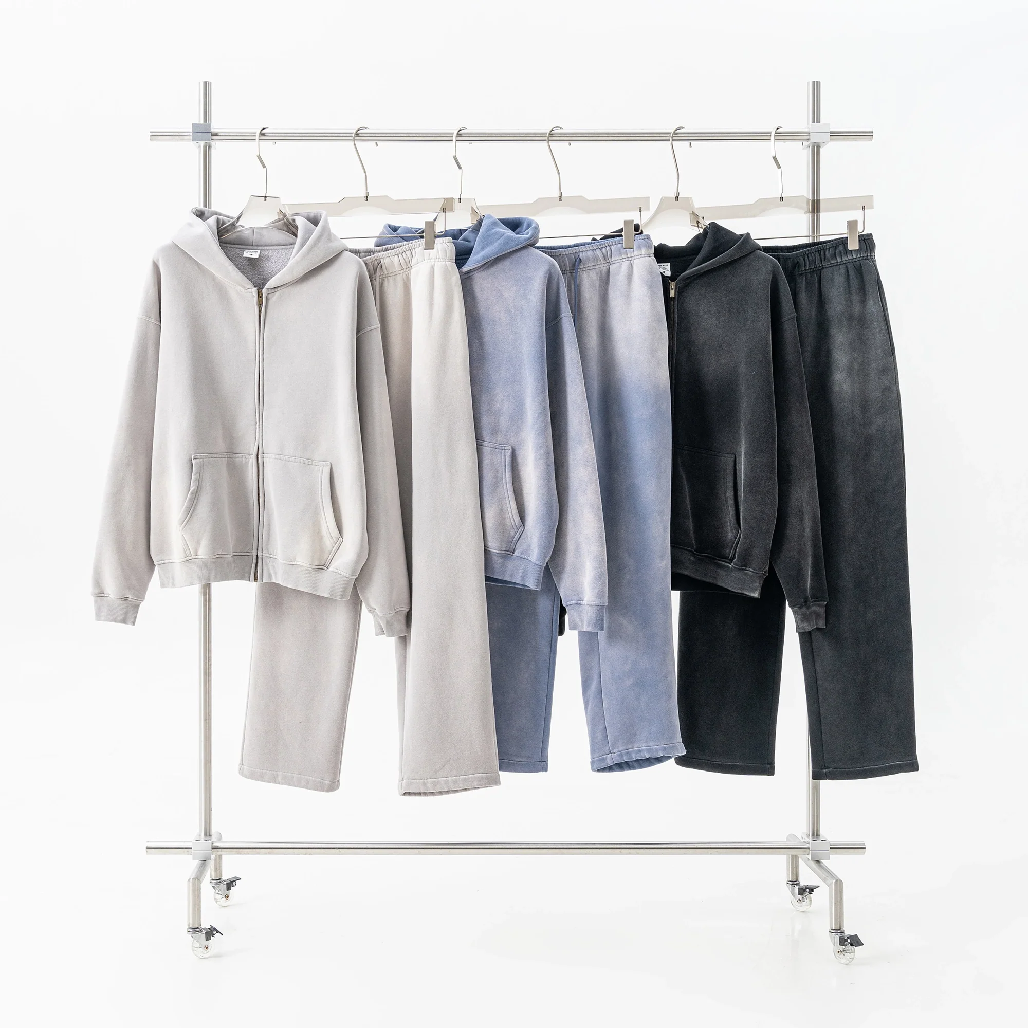 Straight-Leg Acid Wash Sweatpants | Inflation Streetwear - Image 10