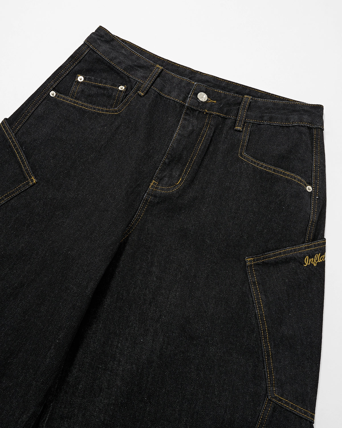 INFLATION Super Raw Barrel Jeans | Inflation Streetwear - Image 5