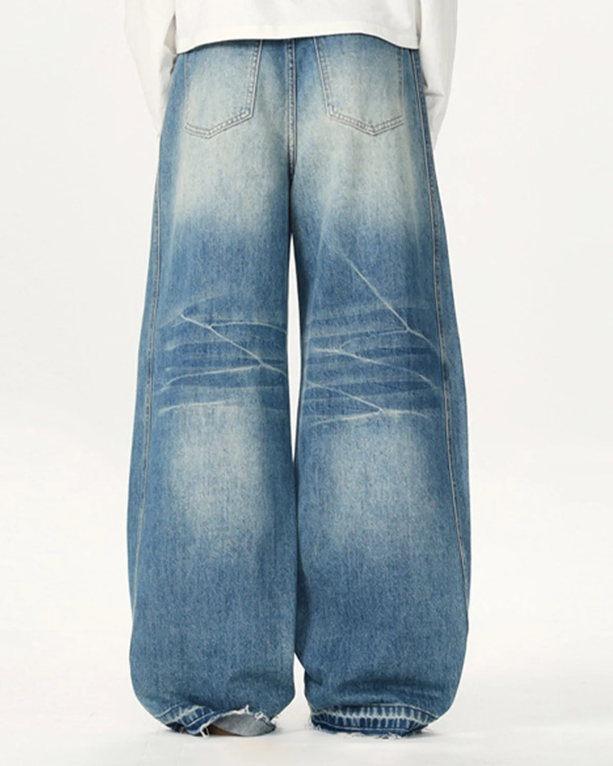 Washed Baggy Jeans | Inflation Streetwear - Image 4