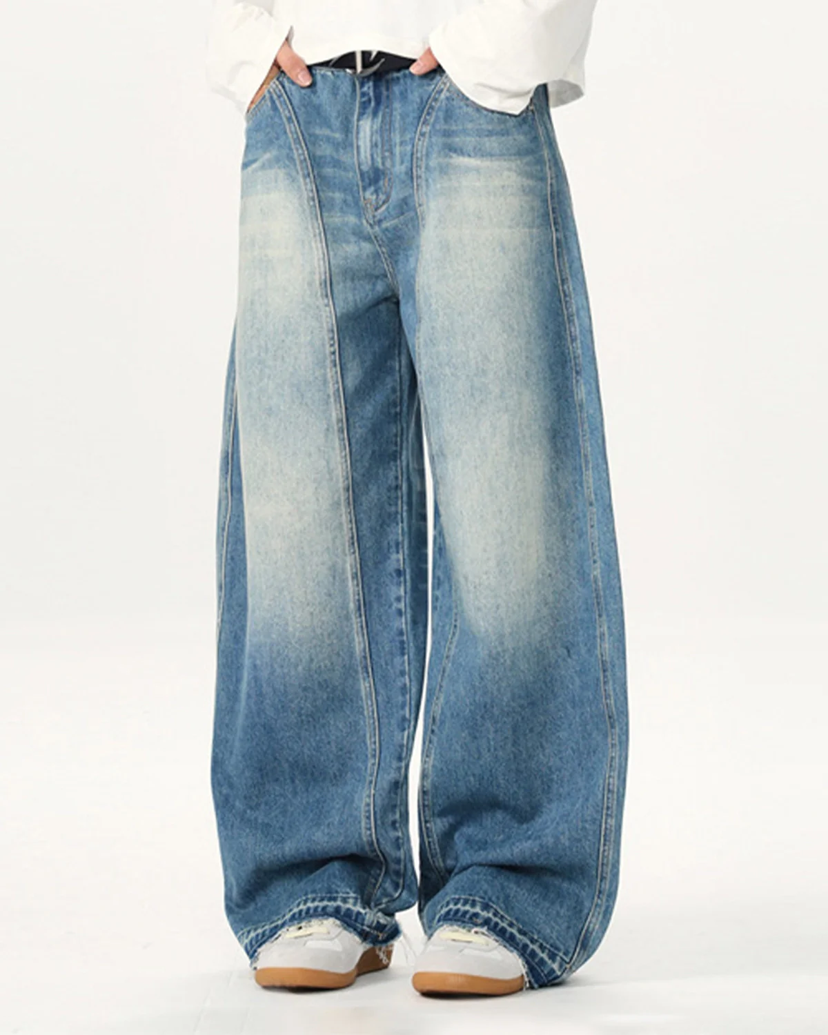 Washed Baggy Jeans | Inflation Streetwear - Image 5
