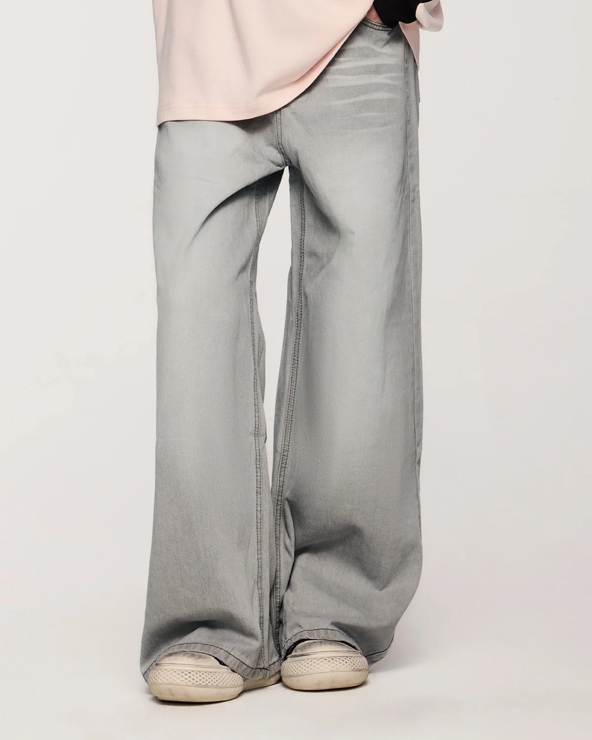 Washed Distressed Baggy Jeans | Inflation Streetwear - Image 10