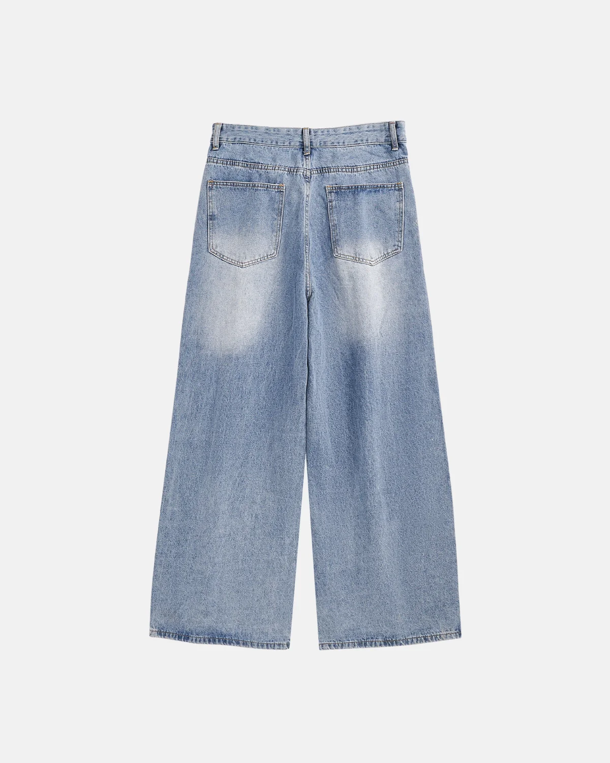 Washed Distressed Baggy Jeans | Inflation Streetwear - Image 3