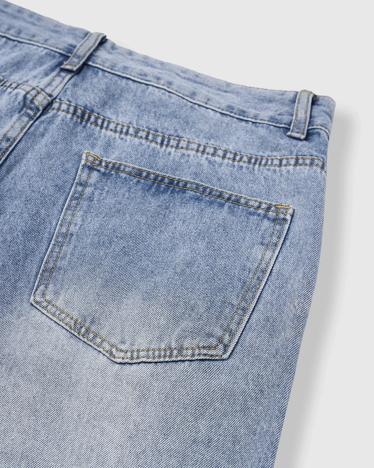 Washed Distressed Baggy Jeans | Inflation Streetwear - Image 6