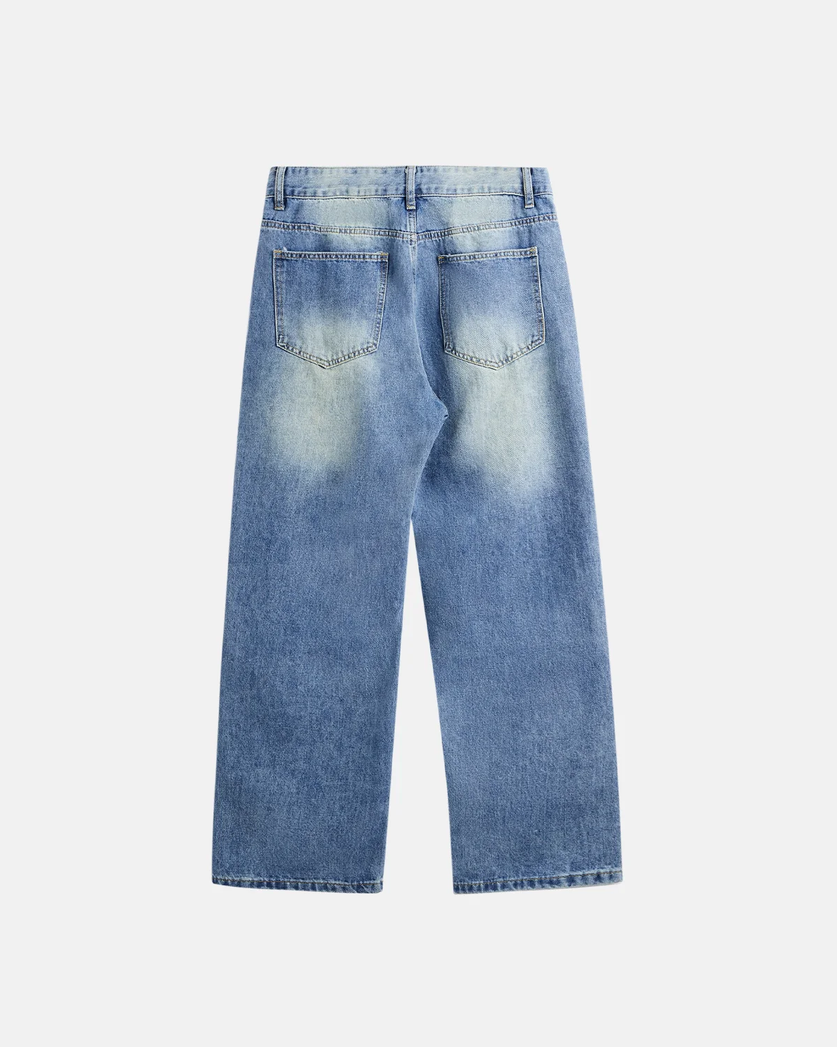 Washed Straight Leg Jeans | Inflation Streetwear - Image 5